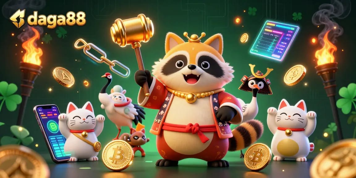 Spin the reels with daga88 in a vibrant digital casino world filled with lucky elements and vibrant animations.