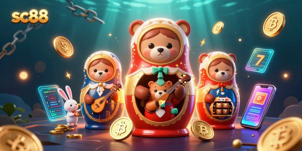 Join in the excitement of sc88 at casino with vibrant 3D characters and crypto elements