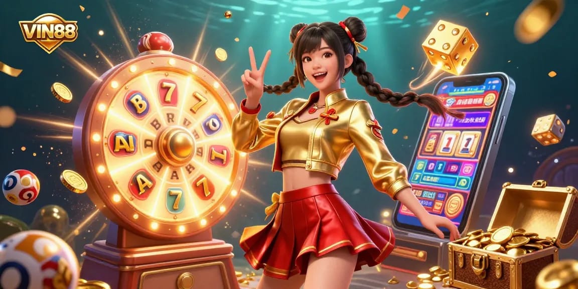 Engage with VIN88's vibrant casino world filled with jackpot excitement and rich gaming elements.
