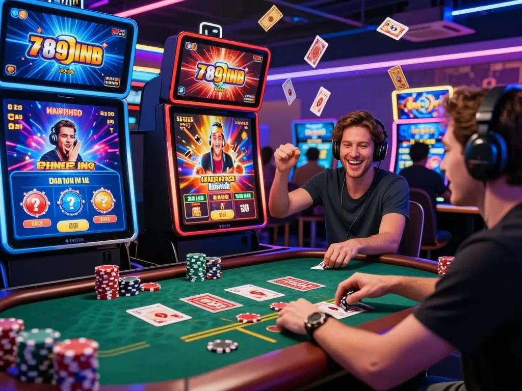 Engaging player enjoying a vibrant gaming experience at 789club.