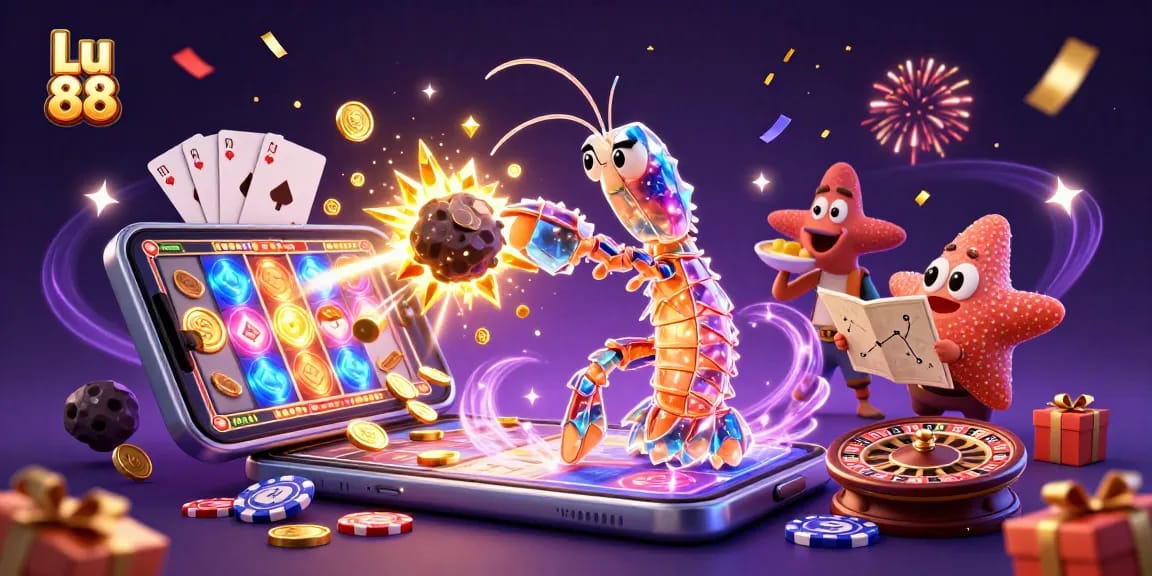 Experience thrills with Lu 88's galactic samurai and exciting slot game action.
