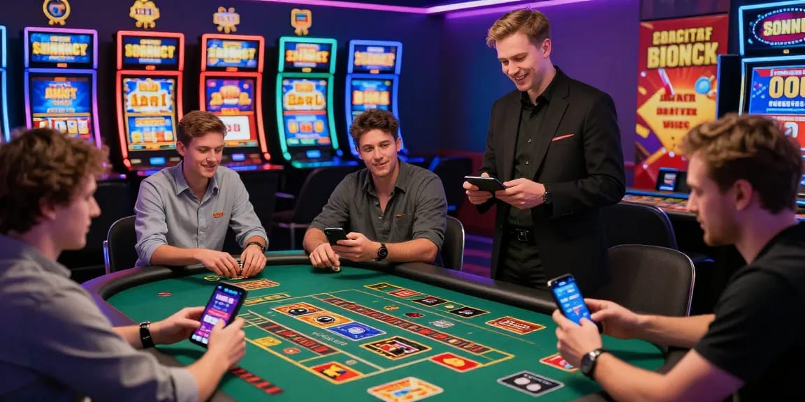 UK players enjoying credit card casino games at https://euf.co.uk with vibrant atmosphere and exciting bonuses.