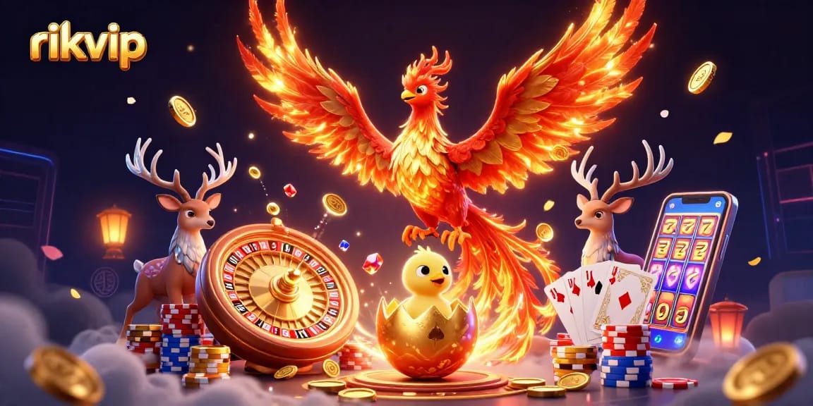 Experience the thrill of rikvip through dynamic casino elements and vibrant graphics.