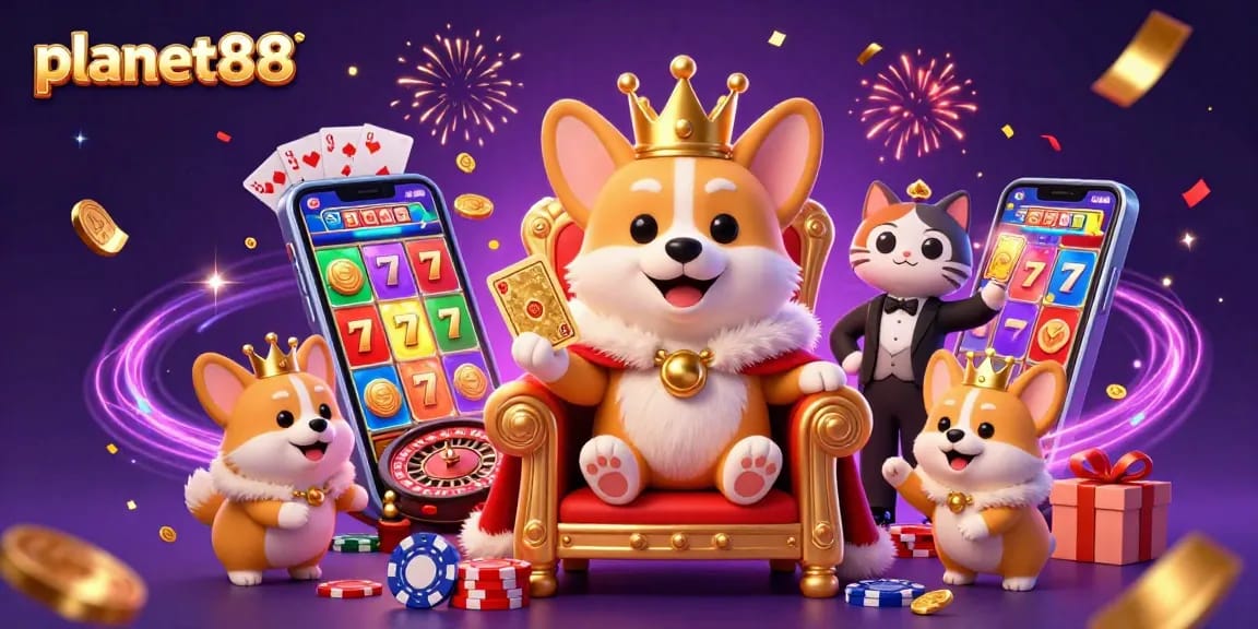 Spin the reels at planet88 with delightful casino characters and rich gaming elements.