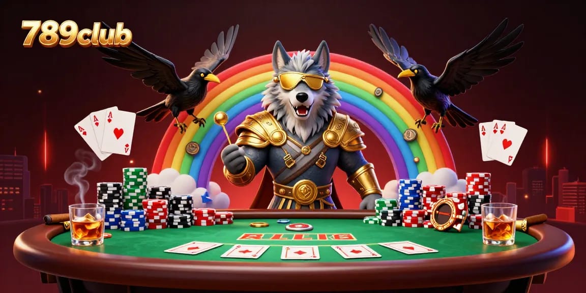Experience the thrilling gaming world of 789club with vibrant 3D characters and rich casino elements.
