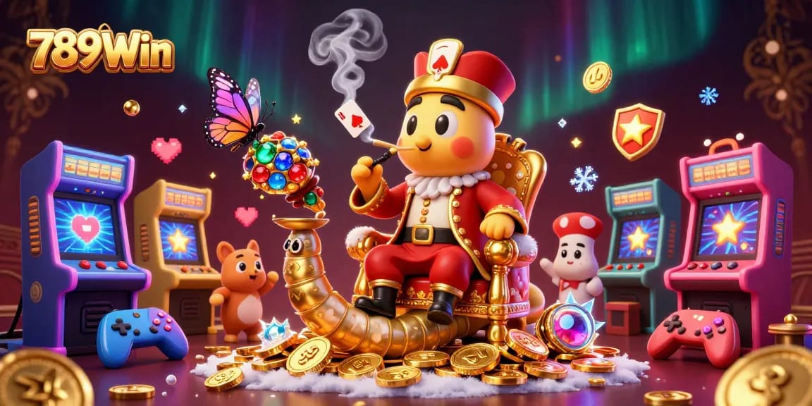 Experience the excitement of gameplay at 789Win, featuring a vibrant 3D casino scene with engaging game elements.