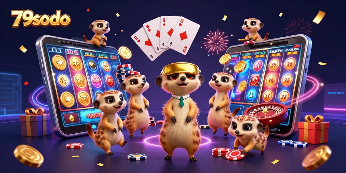 Experience the thrill of 79sodo where meerkats manage a vibrant casino scene filled with dynamic games and rewards.