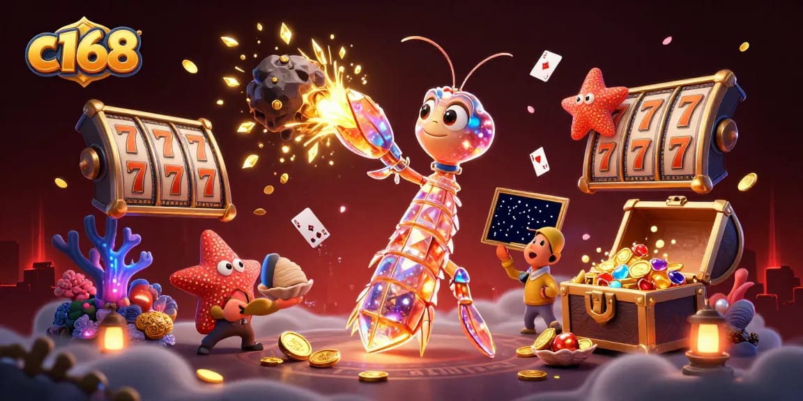 Experience thrilling gameplay at c168 with vibrant slot machines and golden treasures.
