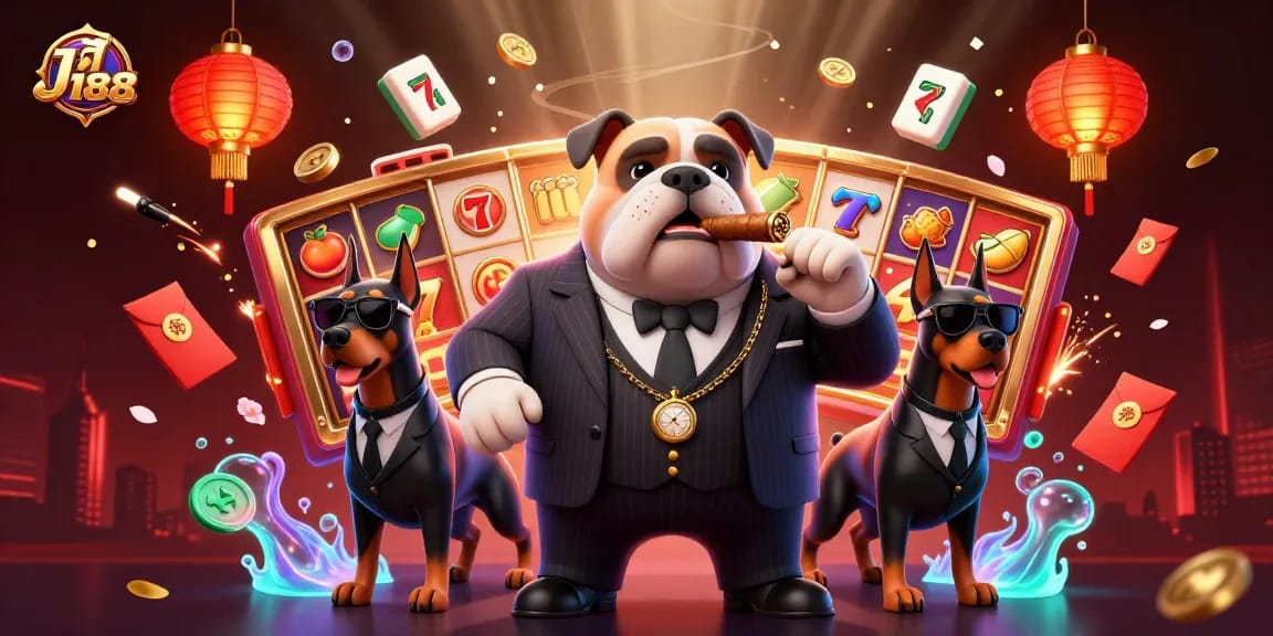 Experience thrilling wins at J 188 with slot reels, lucky symbols, and casino adventures!