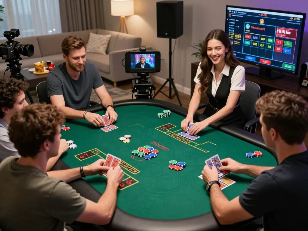 Players engaging in live dealer action at https://cm88.autos/ with vibrant casino atmosphere and interactive dynamics.