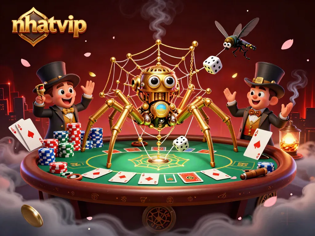 Engage with the thrilling world of nhatvip through a dynamic depiction of gaming elements.