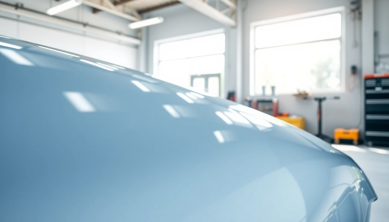 PPF Chattanooga enhances a sleek car's look with perfect protection in a modern garage.